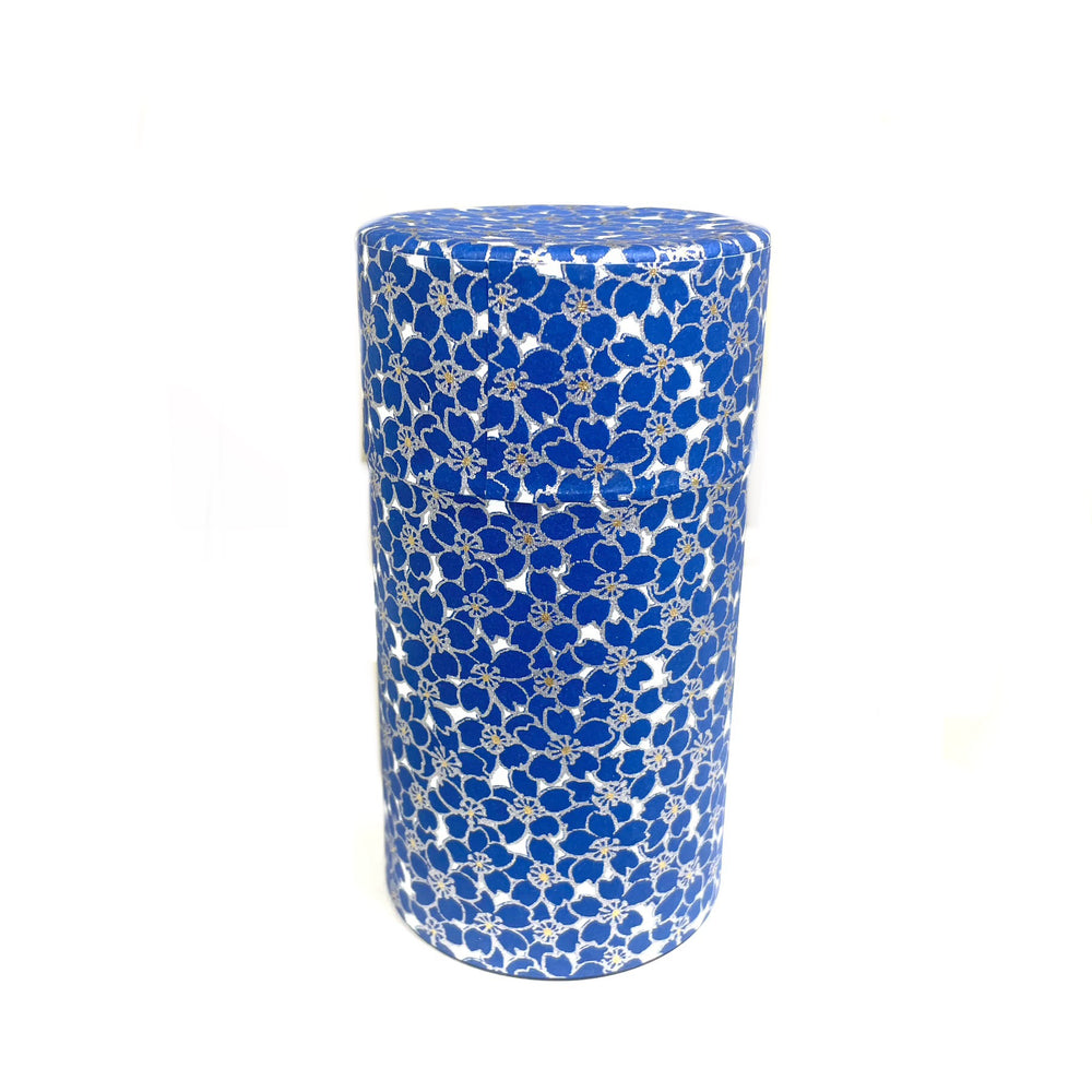 Teedose Blaue Blüten