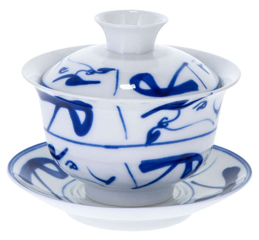 Porzellan Gaiwan Kalligrafie 140 ml