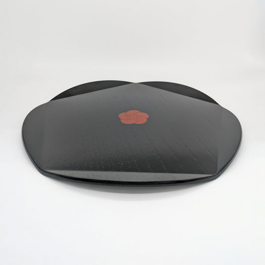 Urushii Schwarzes Tablett Gross