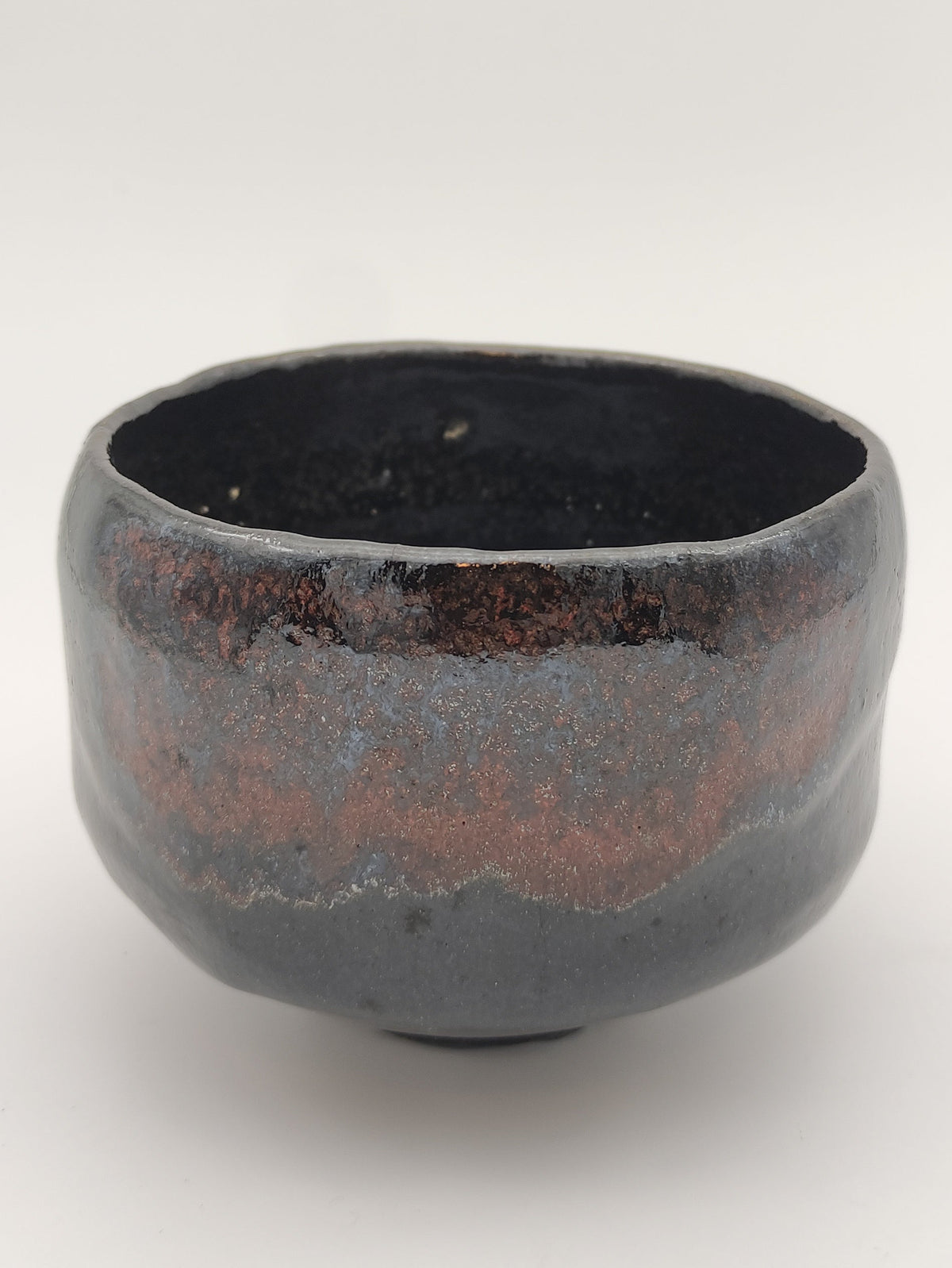 Vintage Raku Chawan Farbverlauf